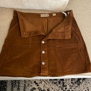 Lucky brand corduroy skirt